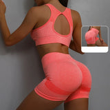 Women Yoga Vest & Shorts Set