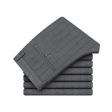 Men Striped Business Shorts