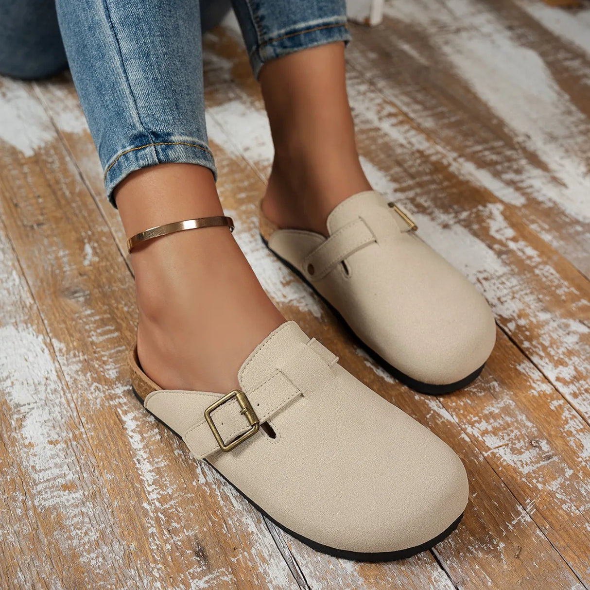 Women Mid Calf Boots Low Heel Snow Boots