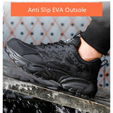 Women Safety Shoes Protective Security Sneakers