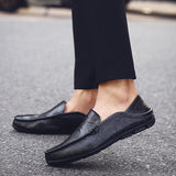 Men Italian Style Leather Moccasins