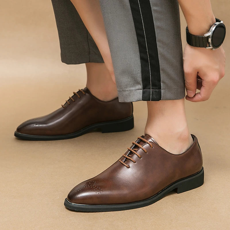 Men Luxury Wedding Oxford Shoes