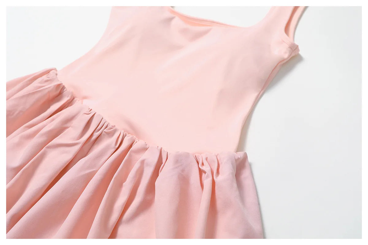 Women Short Skirt Yoga Jumpsuit