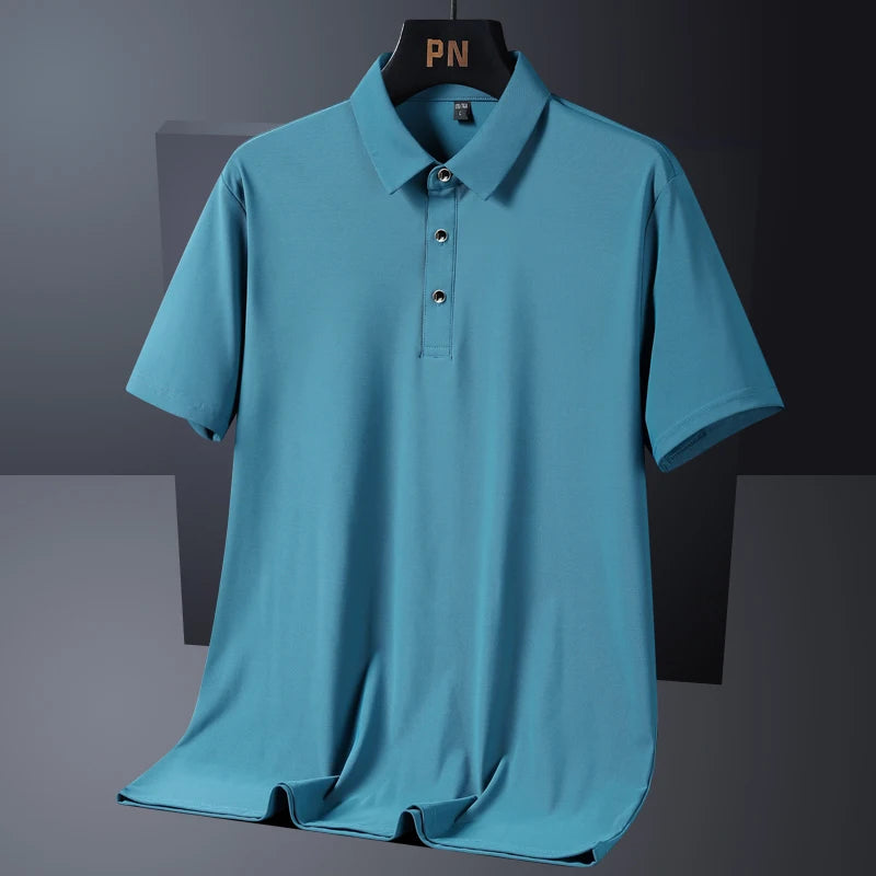 Men Oversize Quick Dry Polo Shirt