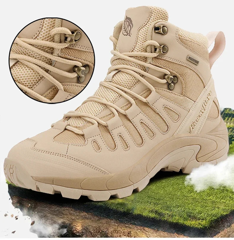 Men’s Platform Outdoor Waterproof Ankle Boots