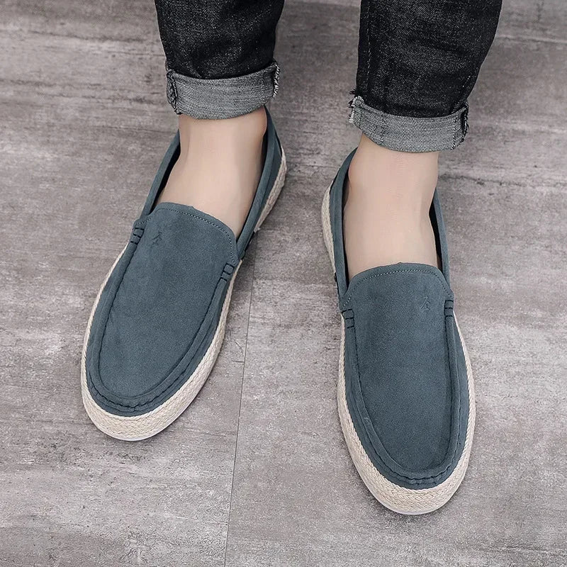 Men’s Suede Loafers Casual Flats