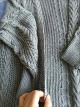 Women Hollow V-Neck Knit Cardigan