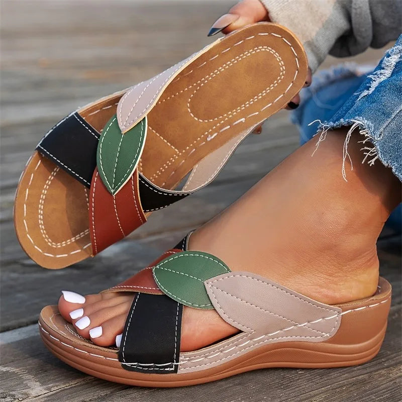 Women Summer Wedge Sandals Casual Shoes