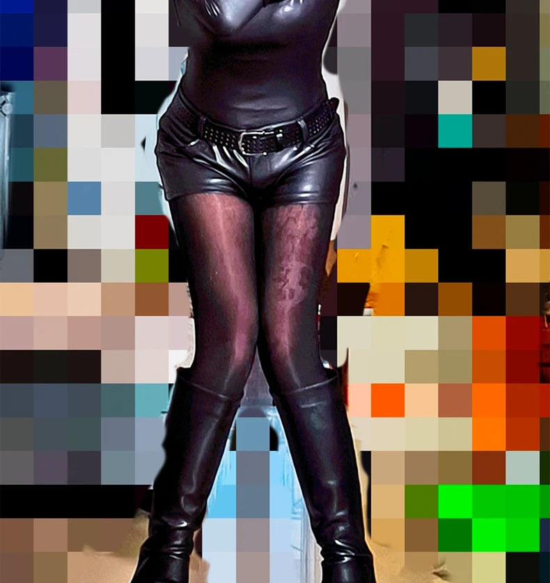 Women Pole Knee High Designer Boots – Sexy Leather High Heel