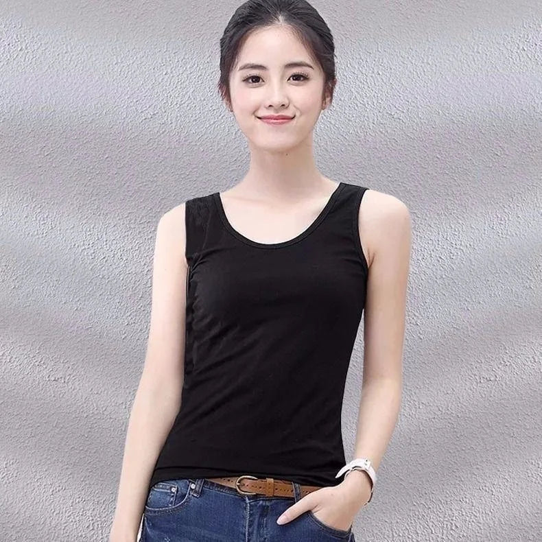 Women Cotton Halter Tank Top