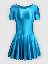 Women Satin Sports Ballet Skirt