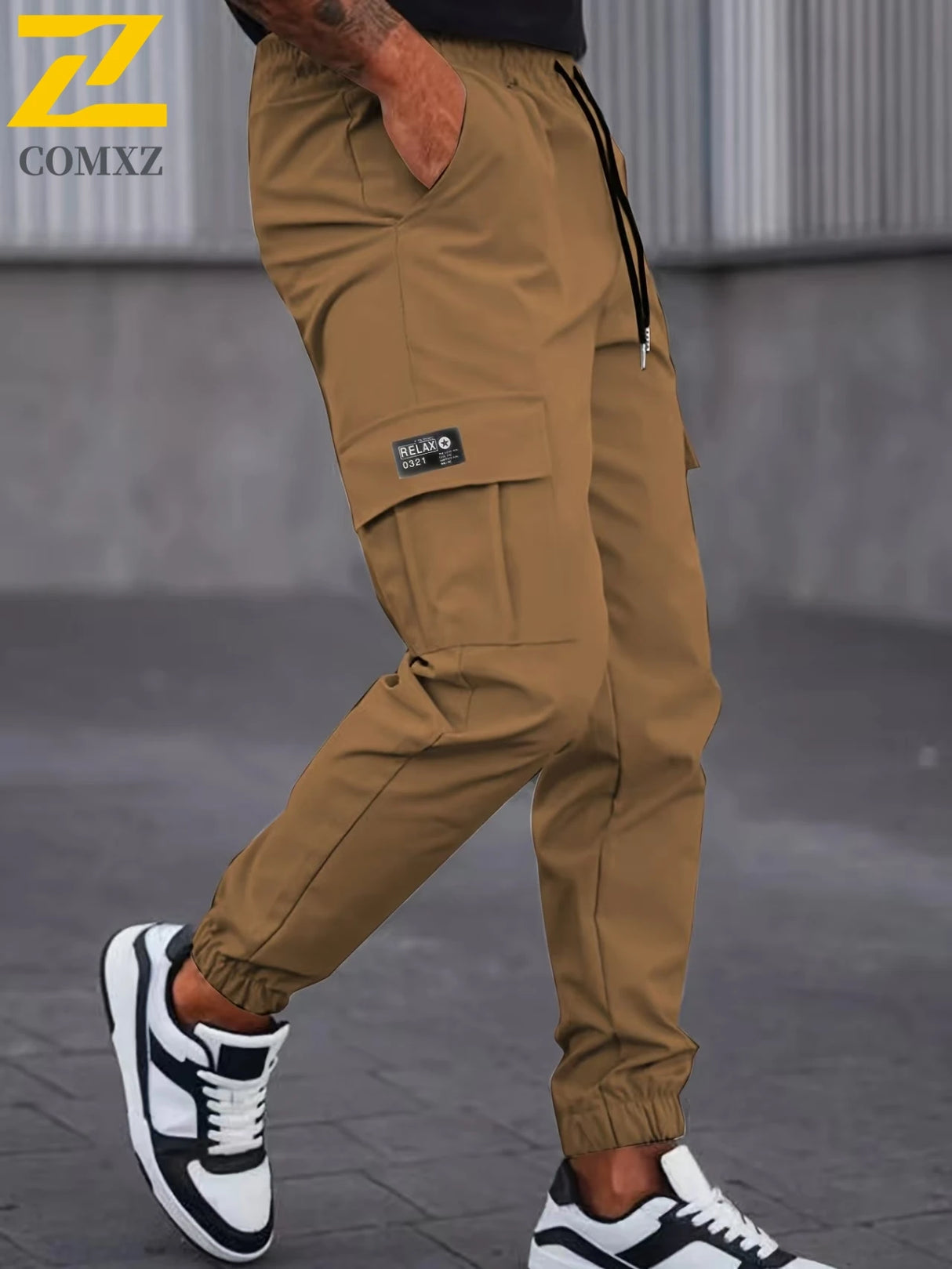 Men Ice Silk Cooling Cargo Pants