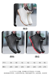 Men’s Short Non-Slip Casual Rubber Rain Boots