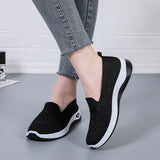 Knitted Lightweight Loafers – Breathable Platform 2025