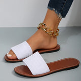 Women Luxury Flat Sandals Designer Slides