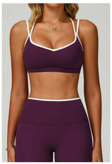 Women Seamless Shockproof Yoga Bra