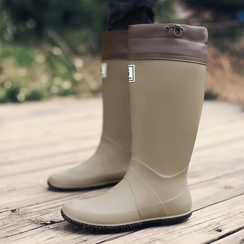 Men’s High-Top Waterproof Rain Boots