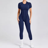 Women Backless Yoga Jumpsuit