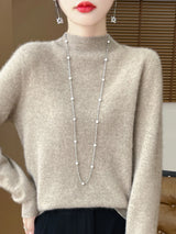 Women's Merino Wool Knit Pullover