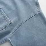 DenimPulse™ – Waist Slim Short Denim Jumpsuit (Playful, Sculpted & Trendy)