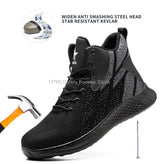 Men High Top Indestructible Safety Boots