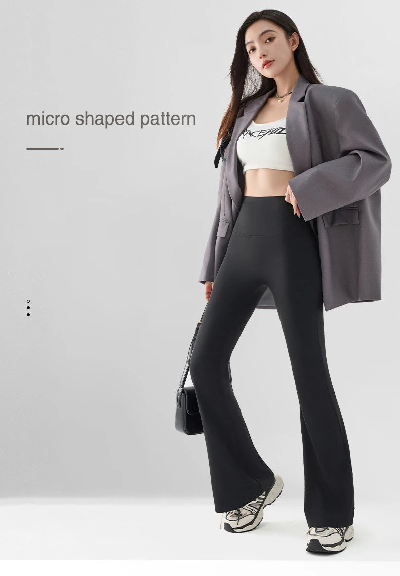 Women Flared Shark Leggings