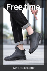 Men’s Short Non-Slip Casual Rubber Rain Boots