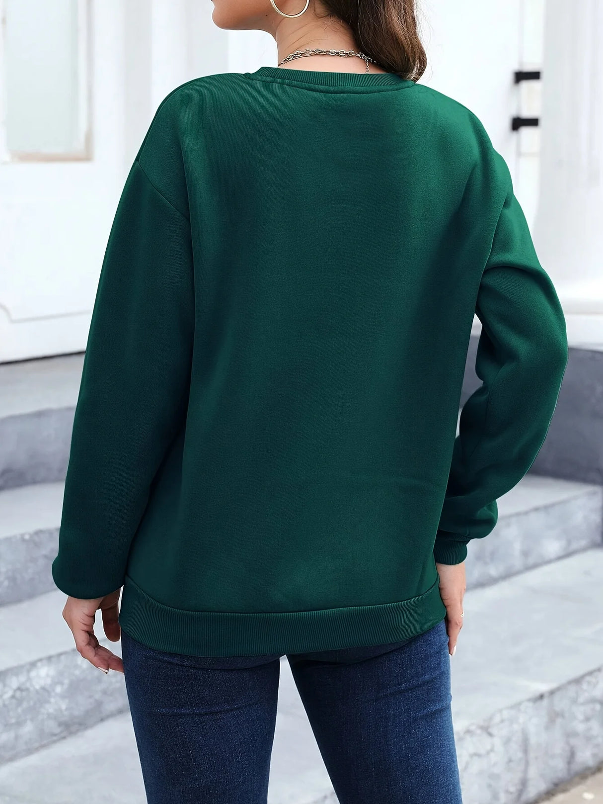 Loose Crewneck Sweatshirt