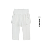 DRUR Knee-Length 2-in-1 Women's Yoga Shorts – High Waist Summer Gym Pants