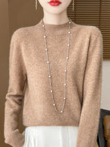 Women's Merino Wool Knit Pullover