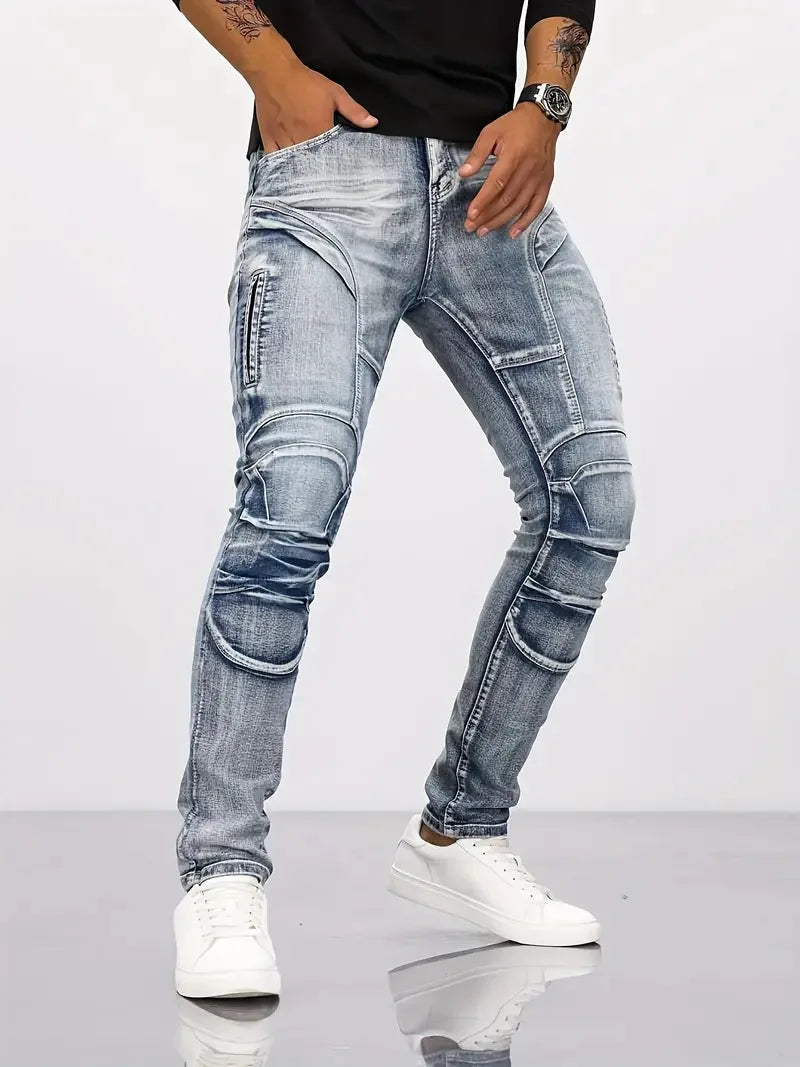 Men Small Leg Slim Jeans