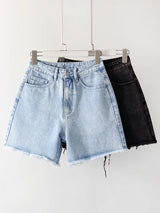 Women's Blue Casual Denim Shorts