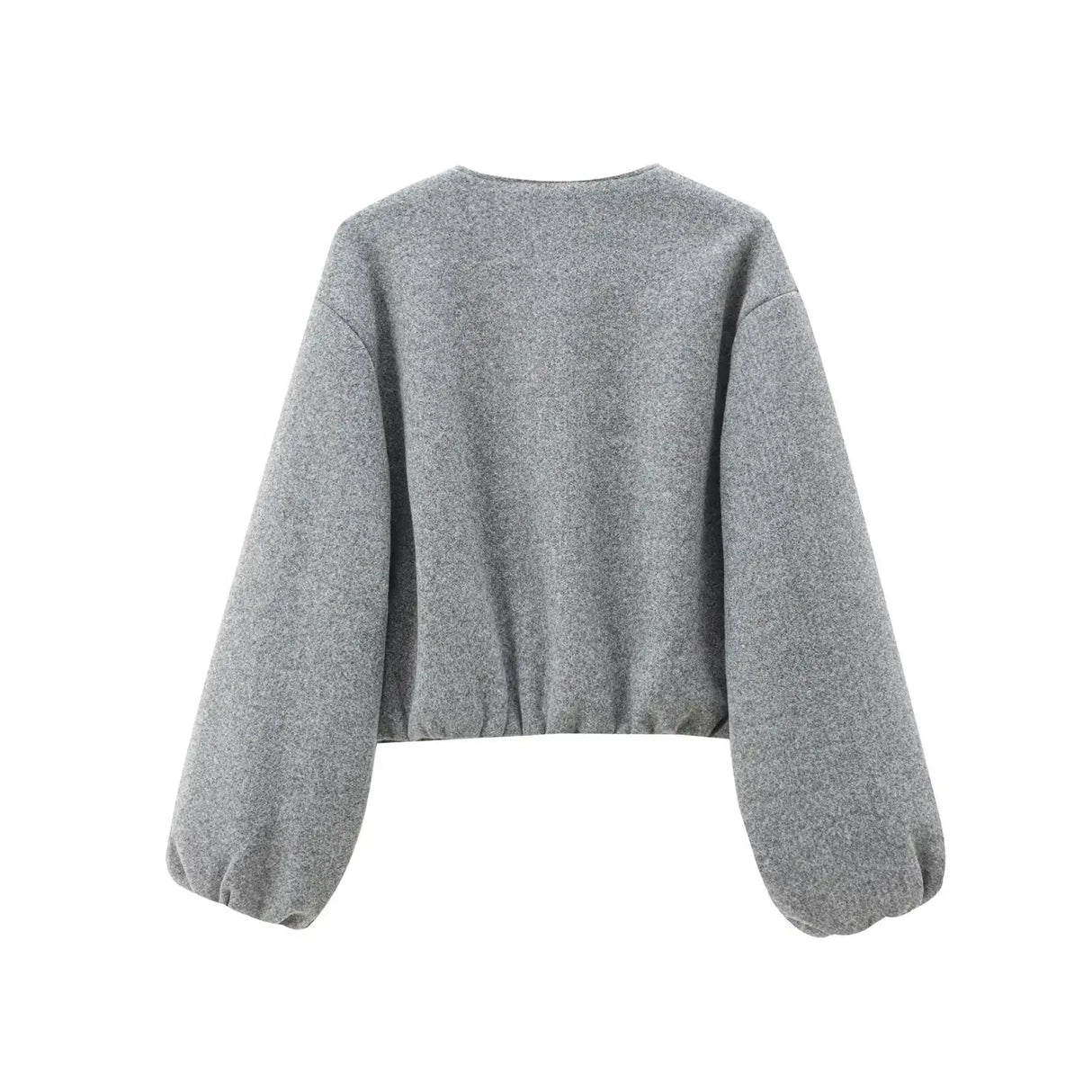 Women Red Zipper Bomber Jacket