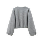 Women Red Zipper Bomber Jacket