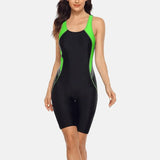 Women Knee-Length Sports Swimsuit