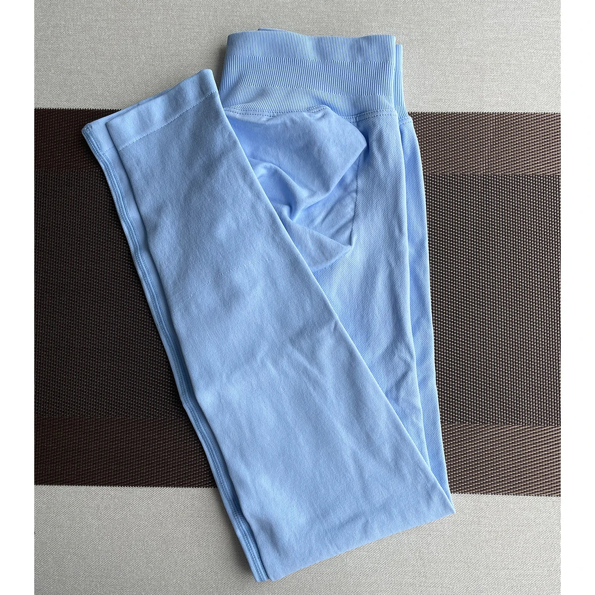 Women Seamless Ribbed Scrunch Yoga Leggings