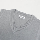 Men Sleeveless V-Neck Sweater Vest