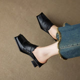 Women Rhinestone Mules Luxury Slippers