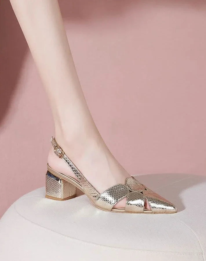 Pointed Toe Buckle Pumps – Summer 2025