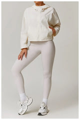 Women Quick Dry Hooded Sports Jacket