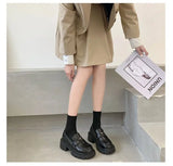 Women’s Office Black Loafers Low Heel Shoes