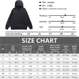 Men's Oversize Hoodie – Solid Black Pullover