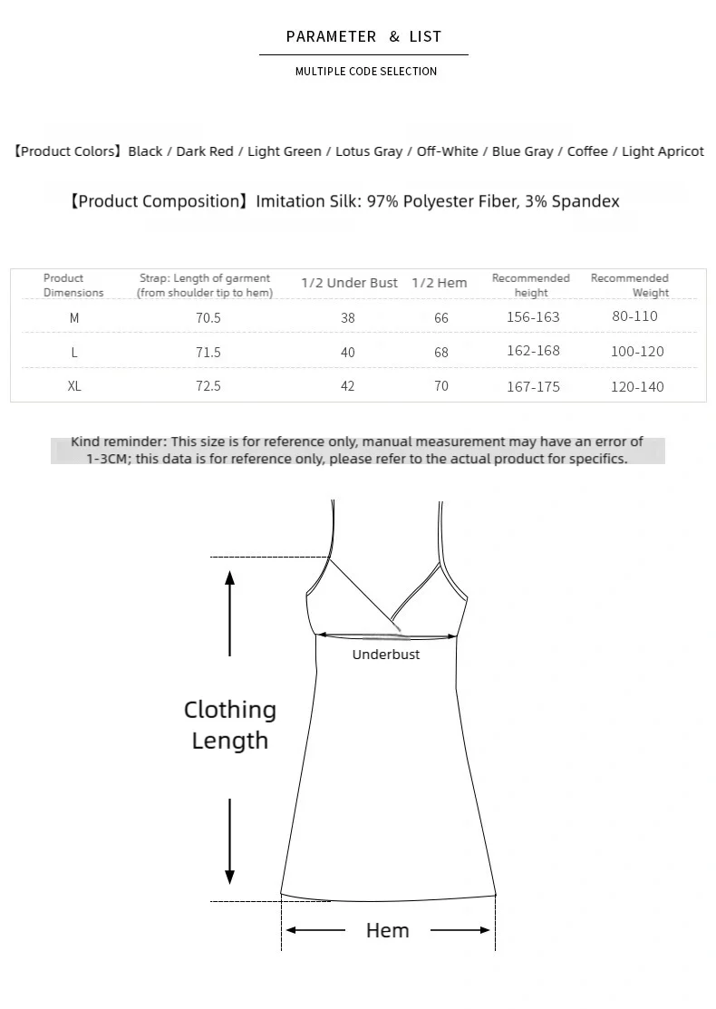 Women Deep V Silk Sleepwear