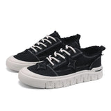 Men’s Canvas Flat Low-Top Shoes
