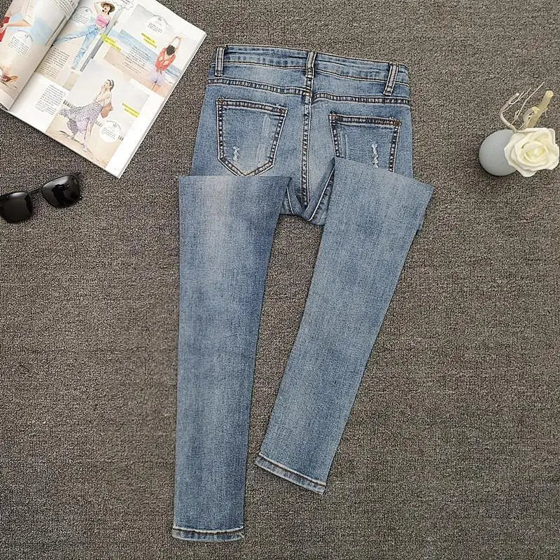 Nailed Bead Women's Skinny Jeans