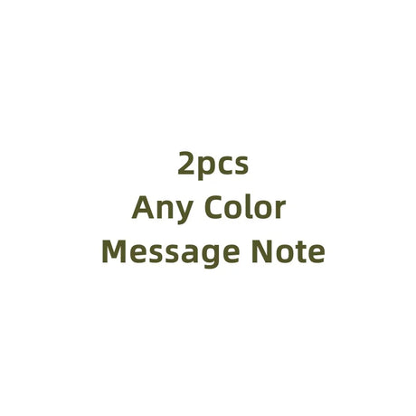 Set of 2 message notes available in any color for versatile use.