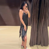 Women Lace Patchwork Dress Jacket Set