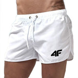 Men Drawstring Swim Shorts