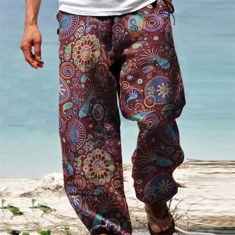 Printed Men’s Casual Pants