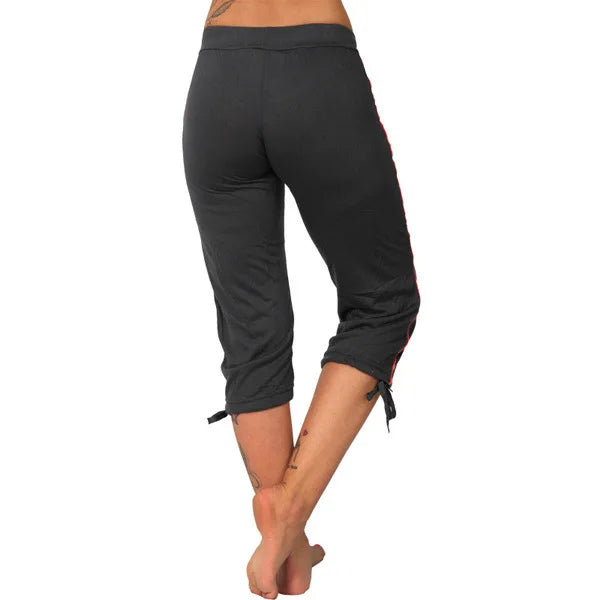 Women Pocket Mid-Rise Cropped Leggings